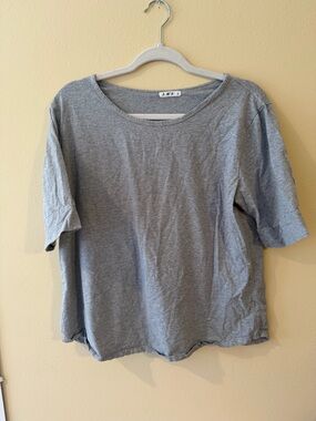 Relaxed Grey Short Sleeve Women's Tee